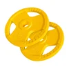 GORILLA SPORTS 2 x 15 kg Set gumiranih olimpijskih tegova