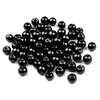 Steklene voščene kroglice O6 mm - črne (50 g)
