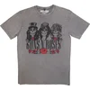 Guns N Roses Majica Hell Group Stone Wash Unisex Grey XL