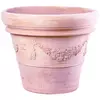 LONEC VASO DOPPIO BORDO FESTONATO TERRACOTA fi 100cm