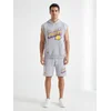 Sinsay - Dukserica bez rukava Los Angeles Lakers NBA - svetlo siva