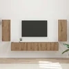 Set TV komoda 4 pcs Umjetnički hrast Konstruirano drvo