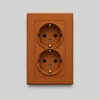 Dupla utičnica Walnut