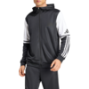 ADIDAS PERFORMANCE Športna jopa na zadrgo SQ25  črna / bela