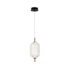 LED luster na sajli PELLUCID LED/11W/230V zlatna/prozirna
