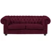 Landscape CHESTERFIELD ZOFA, bordo tekstil
