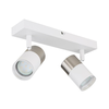 Globo 57851-2 - Spot svetlo BRISBON 2xGU10/25W/230V belo/krom