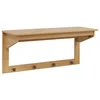 Vidaxl Obešalnik za plašče HILL Medeno rjava 90 x 35 x 41.5 cm