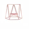 INF Nordic Iron Art Svečnik - Zlata Majhna Velikost, Minimalistično Kovinsko Stojalo PinkGold, (5000158384)