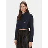 Tommy Jeans Srajca Badge DW0DW17345 Mornarsko modra Relaxed Fit