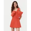 Bardot Cocktail obleka 58524DB Rdeča Regular Fit