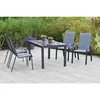 Gardenson VRTNA GARNITURA AMALFI aluminij rjava, barve grafita, siva