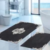 Lessentiel Maison Set 2 prostirke za kupatilo Srebrni