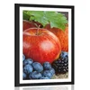 Plakat s paspartujem jesenski pridelek - 40x60 silver
