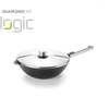 Vok DIAMOND PRO XR LOGIC, 28 cm, s pokrovom, odstranljiv ročaj, WOLL
