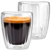 shumee 2x Dvostenski termo kozarci za espresso kavo 120 ml