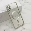 Maska CAMERA PROTECT MagSafe za Samsung S25 Edge 5G/ srebrna