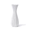 Hanah home Vaza LCA0025, 17x16x45 cm, Bela