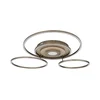 Globo 67824-60G - prigušiva LED stropna lampa MILES 60W/230V 80,8x99,2 cm mesing + daljinski upravljač