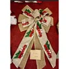 Deco bow, novogodišnja dekoracija, mašna, auto, 28 x 48 cm ( 715430 )