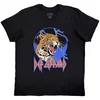 Def Leppard Lightning Leopard Black M Majica
