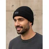 Sinsay - Rebrasta beanie kapa - crno
