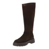STEVE MADDEN Škornji Kaja-W temno rjava