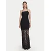 Guess Večerna obleka W6YK12 K4359 Črna Slim Fit