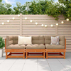 Sekcionalna sofa Vosak Smeđa 183 x 61 x 62 cm Masivna borovina