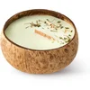 Tropicandle Lemongrass & Ginger dišeča sveča z lesenim stenjem 350 ml