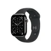 APPLE Watch S11 Cellular 46mm Slate Titanium Case with Black Sport Band - M/L (mfd24rk/a)