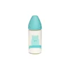 Suavinex Flašica Staklena 240Ml 3P S Svetlo Plavi Medved