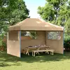 Šator za zabave Bež 279 x 410 x 315 cm Oxford tkanina