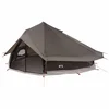 Tipi šator Smeđa siva 800 x 800 x 430 cm Poliester i čelik