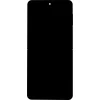LCD zaslon + dotik + sprednja maska Samsung F766 Galaxy Z Flip 7 5G črna (servisni del)