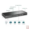 TP-Link TL-SG3428X, JetStream 24-Port Gigabit L2+ Managed Switch with 4 10GE SFP+ Slots
