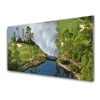tulup.si Slika na akrilnem steklu Lake nature 140x70 cm 2 obešalnika