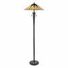 Endon 64041 - Podna lampa Tiffany DARK STAR, 2xE27/60W/230V, prečnik 49 cm