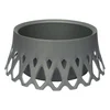 Plastia ROSETA ¤30cm srebrna
