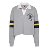 Tommy Jeans Majica marine/limona/siva/bela