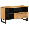 TV ormar s ladicama Smeđa 80 x 33 x 46 cm Čvrsto drvo manga