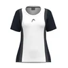 Dekliška majica Head CLUB 25 Tech T-Shirt Girls Navy/White 128 cm