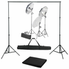 Komplet za fotografski studio sa setom svjetiljki i pozadinom