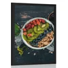Plakat okusni muesli - 60x90 black