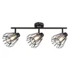 Rabalux Plafonska spot lampa Emerencia, 3xE14, Crna