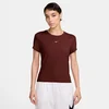 Nike W NSW NK CHLL KNT MD CRP, ženska majica, crvena FV5508