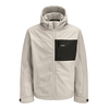 JACK & JONES Prehodna jakna JJNORTH kremna/črna