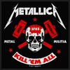 Metallica Metal Militia Sew-On Patch
