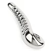 Mr. Steel Devils Tongue Dildo Silver