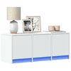 TV ormarić LED bijeli 97x34x40 cm od konstruiranog drva